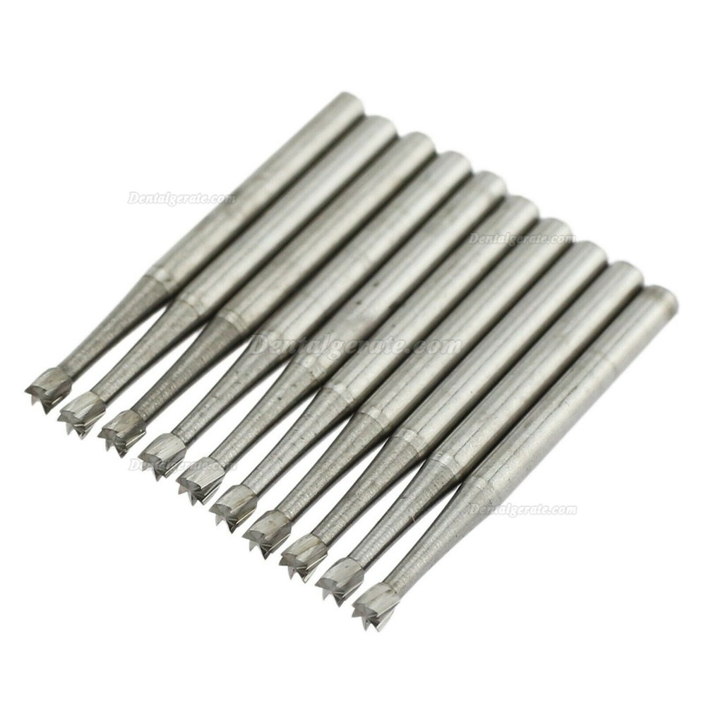 10 St&uuml;ck SBT FG 35 36 37 FG-Schaft Hartmetallbohrer Zahnmedizin 1.6mm Umgekehrter Kegel Zahnbohrer